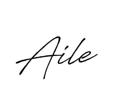 Once you've used our free online signature maker to create your best signature Antro_Vectra_Bolder style, it's time to enjoy all of the benefits that Aile name signing documents. Aile signature style 7 images and pictures png