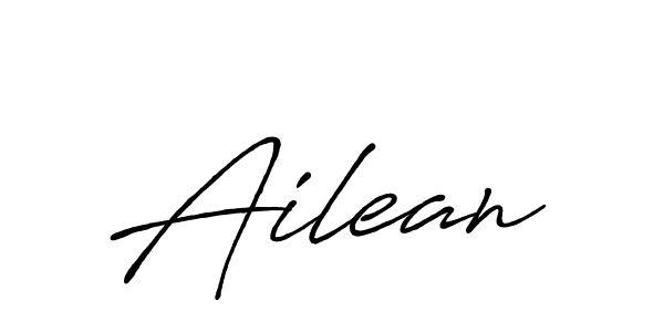 Create a beautiful signature design for name Ailean. With this signature (Antro_Vectra_Bolder) fonts, you can make a handwritten signature for free. Ailean signature style 7 images and pictures png