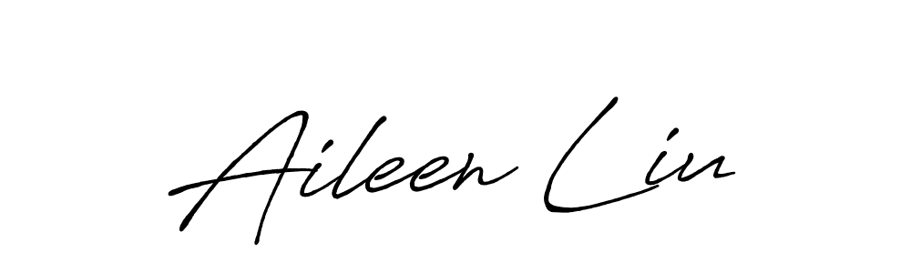 Make a short Aileen Liu signature style. Manage your documents anywhere anytime using Antro_Vectra_Bolder. Create and add eSignatures, submit forms, share and send files easily. Aileen Liu signature style 7 images and pictures png