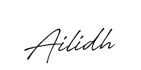 Ailidh stylish signature style. Best Handwritten Sign (Antro_Vectra_Bolder) for my name. Handwritten Signature Collection Ideas for my name Ailidh. Ailidh signature style 7 images and pictures png