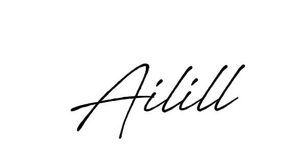 The best way (Antro_Vectra_Bolder) to make a short signature is to pick only two or three words in your name. The name Ailill include a total of six letters. For converting this name. Ailill signature style 7 images and pictures png