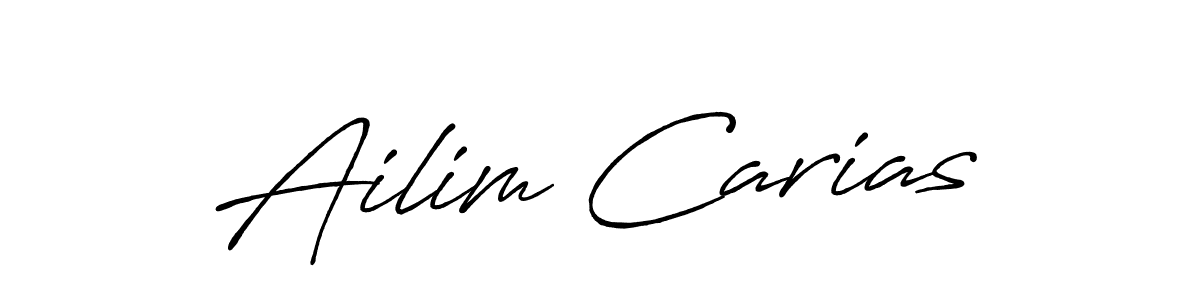 The best way (Antro_Vectra_Bolder) to make a short signature is to pick only two or three words in your name. The name Ailim Carias include a total of six letters. For converting this name. Ailim Carias signature style 7 images and pictures png