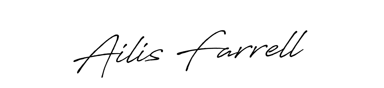 Antro_Vectra_Bolder is a professional signature style that is perfect for those who want to add a touch of class to their signature. It is also a great choice for those who want to make their signature more unique. Get Ailis Farrell name to fancy signature for free. Ailis Farrell signature style 7 images and pictures png