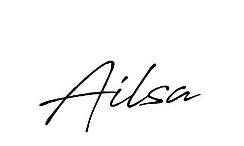 Make a beautiful signature design for name Ailsa. With this signature (Antro_Vectra_Bolder) style, you can create a handwritten signature for free. Ailsa signature style 7 images and pictures png