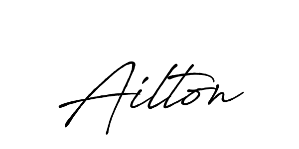 It looks lik you need a new signature style for name Ailton. Design unique handwritten (Antro_Vectra_Bolder) signature with our free signature maker in just a few clicks. Ailton signature style 7 images and pictures png