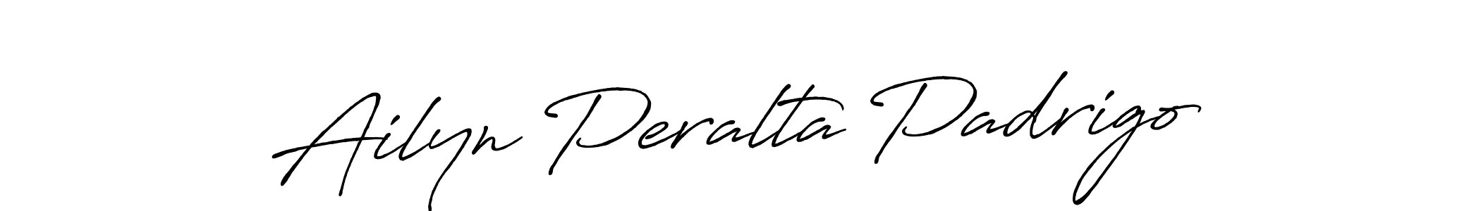 Ailyn Peralta Padrigo stylish signature style. Best Handwritten Sign (Antro_Vectra_Bolder) for my name. Handwritten Signature Collection Ideas for my name Ailyn Peralta Padrigo. Ailyn Peralta Padrigo signature style 7 images and pictures png