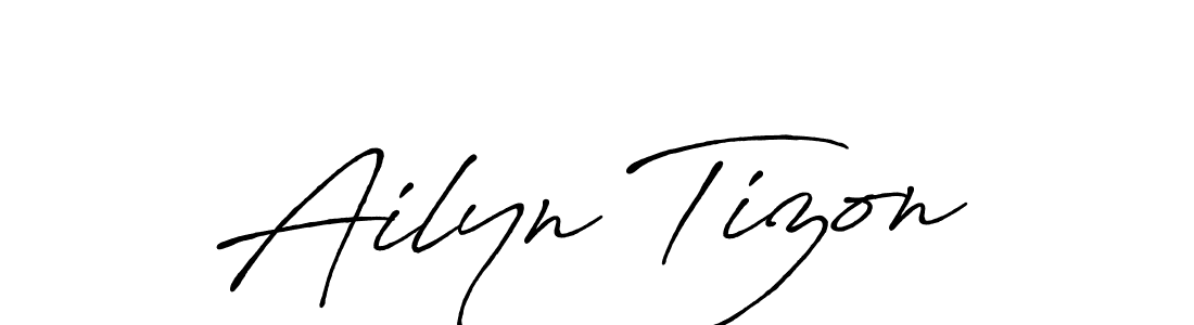 How to Draw Ailyn Tizon signature style? Antro_Vectra_Bolder is a latest design signature styles for name Ailyn Tizon. Ailyn Tizon signature style 7 images and pictures png