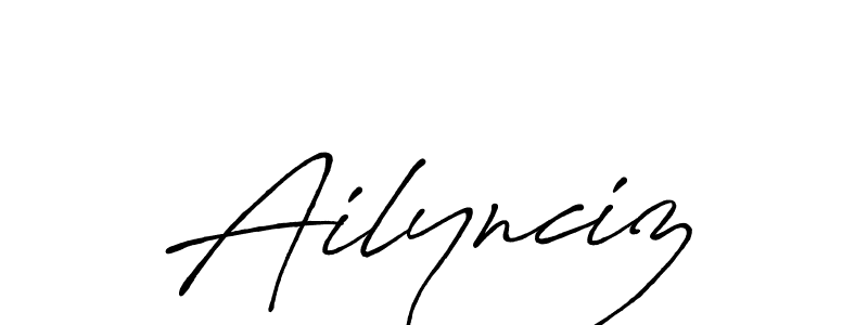 You should practise on your own different ways (Antro_Vectra_Bolder) to write your name (Ailynciz) in signature. don't let someone else do it for you. Ailynciz signature style 7 images and pictures png