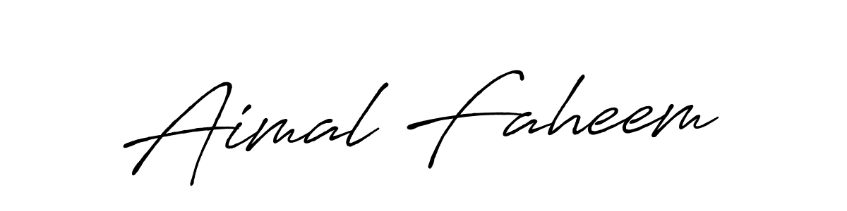 You can use this online signature creator to create a handwritten signature for the name Aimal Faheem. This is the best online autograph maker. Aimal Faheem signature style 7 images and pictures png