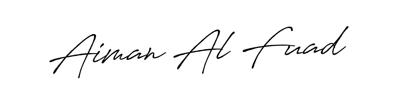 You should practise on your own different ways (Antro_Vectra_Bolder) to write your name (Aiman Al Fuad) in signature. don't let someone else do it for you. Aiman Al Fuad signature style 7 images and pictures png