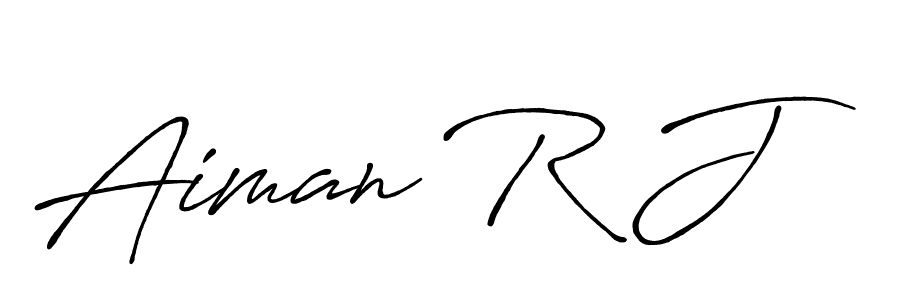 You can use this online signature creator to create a handwritten signature for the name Aiman R J. This is the best online autograph maker. Aiman R J signature style 7 images and pictures png