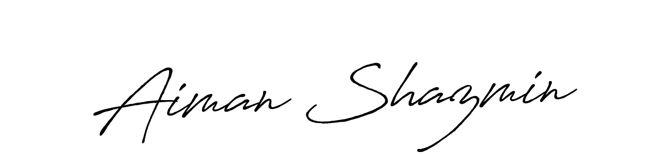 Check out images of Autograph of Aiman Shazmin name. Actor Aiman Shazmin Signature Style. Antro_Vectra_Bolder is a professional sign style online. Aiman Shazmin signature style 7 images and pictures png
