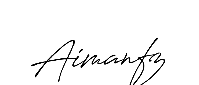 The best way (Antro_Vectra_Bolder) to make a short signature is to pick only two or three words in your name. The name Aimanfz include a total of six letters. For converting this name. Aimanfz signature style 7 images and pictures png