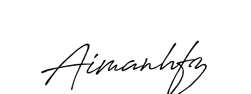 Also we have Aimanhfz name is the best signature style. Create professional handwritten signature collection using Antro_Vectra_Bolder autograph style. Aimanhfz signature style 7 images and pictures png