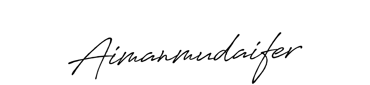 Once you've used our free online signature maker to create your best signature Antro_Vectra_Bolder style, it's time to enjoy all of the benefits that Aimanmudaifer name signing documents. Aimanmudaifer signature style 7 images and pictures png