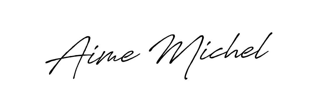 Similarly Antro_Vectra_Bolder is the best handwritten signature design. Signature creator online .You can use it as an online autograph creator for name Aime Michel. Aime Michel signature style 7 images and pictures png