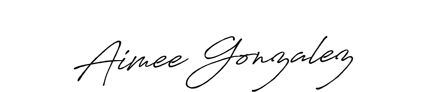 You should practise on your own different ways (Antro_Vectra_Bolder) to write your name (Aimee Gonzalez) in signature. don't let someone else do it for you. Aimee Gonzalez signature style 7 images and pictures png