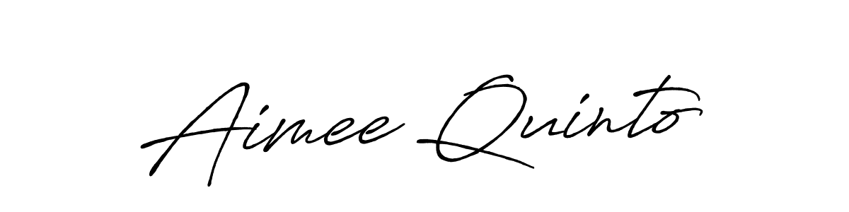 Similarly Antro_Vectra_Bolder is the best handwritten signature design. Signature creator online .You can use it as an online autograph creator for name Aimee Quinto. Aimee Quinto signature style 7 images and pictures png