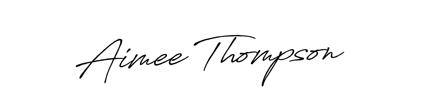 Make a beautiful signature design for name Aimee Thompson. Use this online signature maker to create a handwritten signature for free. Aimee Thompson signature style 7 images and pictures png