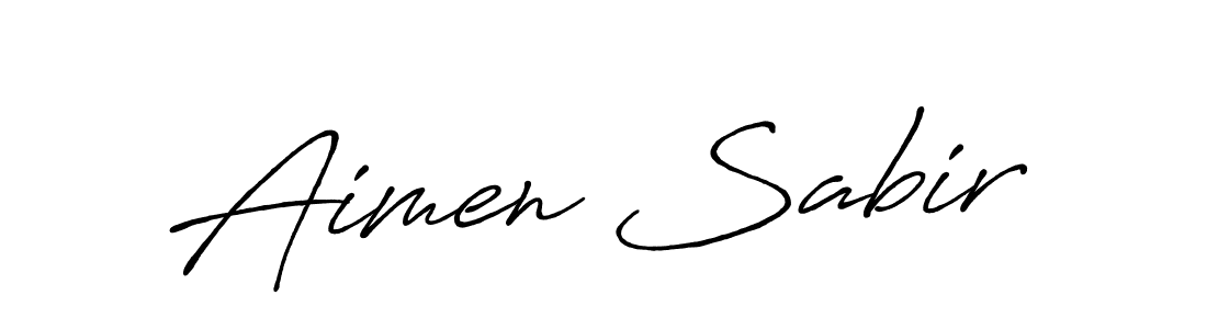 This is the best signature style for the Aimen Sabir name. Also you like these signature font (Antro_Vectra_Bolder). Mix name signature. Aimen Sabir signature style 7 images and pictures png