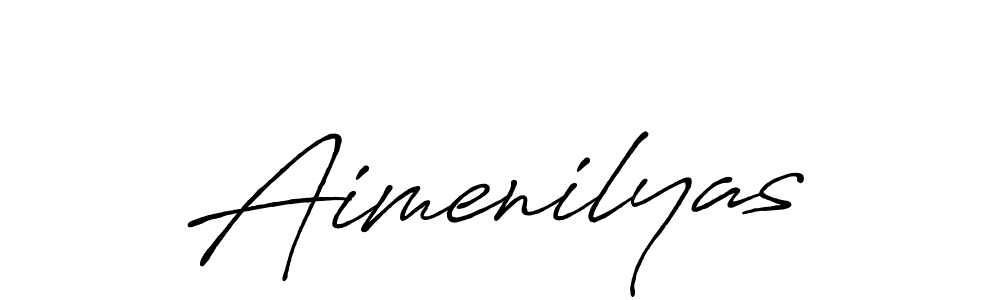 This is the best signature style for the Aimenilyas name. Also you like these signature font (Antro_Vectra_Bolder). Mix name signature. Aimenilyas signature style 7 images and pictures png