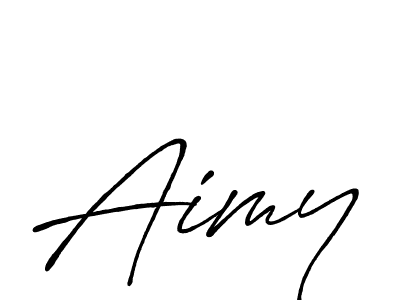 Make a beautiful signature design for name Aimy. Use this online signature maker to create a handwritten signature for free. Aimy signature style 7 images and pictures png