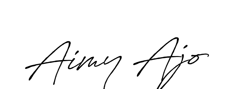 Once you've used our free online signature maker to create your best signature Antro_Vectra_Bolder style, it's time to enjoy all of the benefits that Aimy Ajo name signing documents. Aimy Ajo signature style 7 images and pictures png
