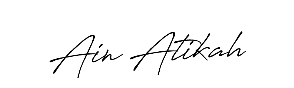 Once you've used our free online signature maker to create your best signature Antro_Vectra_Bolder style, it's time to enjoy all of the benefits that Ain Atikah name signing documents. Ain Atikah signature style 7 images and pictures png