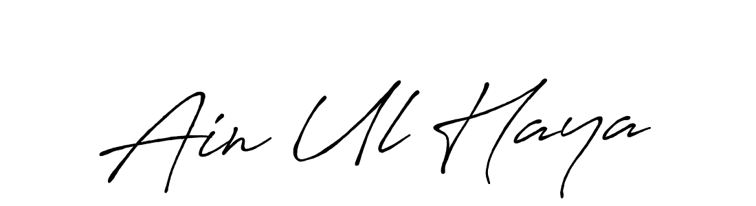 You can use this online signature creator to create a handwritten signature for the name Ain Ul Haya. This is the best online autograph maker. Ain Ul Haya signature style 7 images and pictures png