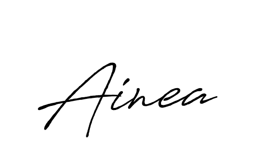 Create a beautiful signature design for name Ainea. With this signature (Antro_Vectra_Bolder) fonts, you can make a handwritten signature for free. Ainea signature style 7 images and pictures png