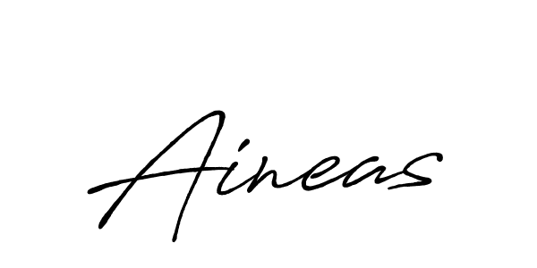 Once you've used our free online signature maker to create your best signature Antro_Vectra_Bolder style, it's time to enjoy all of the benefits that Aineas name signing documents. Aineas signature style 7 images and pictures png