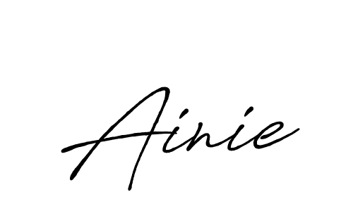 Once you've used our free online signature maker to create your best signature Antro_Vectra_Bolder style, it's time to enjoy all of the benefits that Ainie name signing documents. Ainie signature style 7 images and pictures png