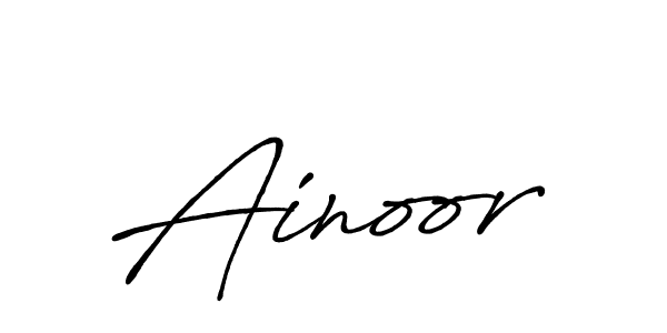 Antro_Vectra_Bolder is a professional signature style that is perfect for those who want to add a touch of class to their signature. It is also a great choice for those who want to make their signature more unique. Get Ainoor name to fancy signature for free. Ainoor signature style 7 images and pictures png