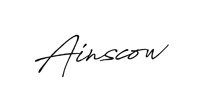 if you are searching for the best signature style for your name Ainscow. so please give up your signature search. here we have designed multiple signature styles  using Antro_Vectra_Bolder. Ainscow signature style 7 images and pictures png