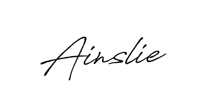 It looks lik you need a new signature style for name Ainslie. Design unique handwritten (Antro_Vectra_Bolder) signature with our free signature maker in just a few clicks. Ainslie signature style 7 images and pictures png