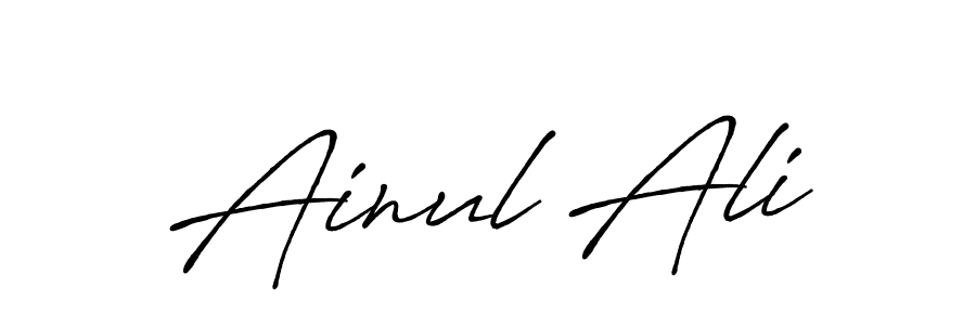 Here are the top 10 professional signature styles for the name Ainul Ali. These are the best autograph styles you can use for your name. Ainul Ali signature style 7 images and pictures png