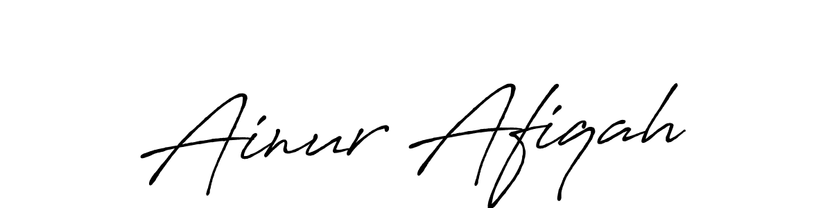 You can use this online signature creator to create a handwritten signature for the name Ainur Afiqah. This is the best online autograph maker. Ainur Afiqah signature style 7 images and pictures png