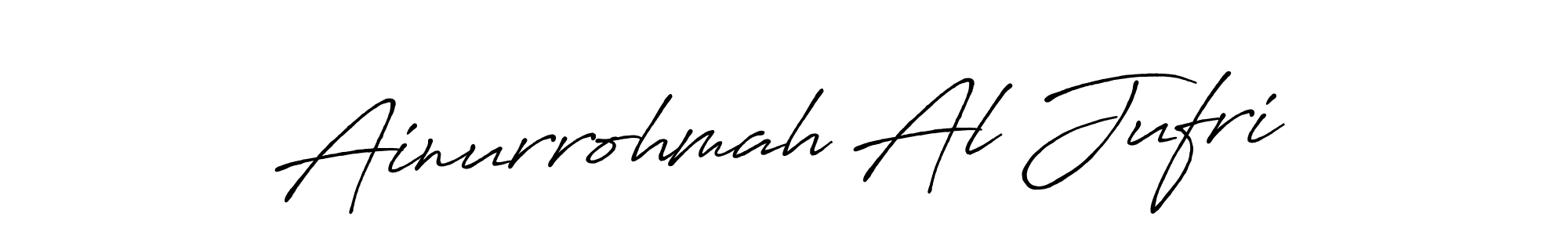 It looks lik you need a new signature style for name Ainurrohmah Al Jufri. Design unique handwritten (Antro_Vectra_Bolder) signature with our free signature maker in just a few clicks. Ainurrohmah Al Jufri signature style 7 images and pictures png