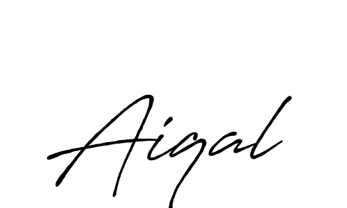 It looks lik you need a new signature style for name Aiqal. Design unique handwritten (Antro_Vectra_Bolder) signature with our free signature maker in just a few clicks. Aiqal signature style 7 images and pictures png