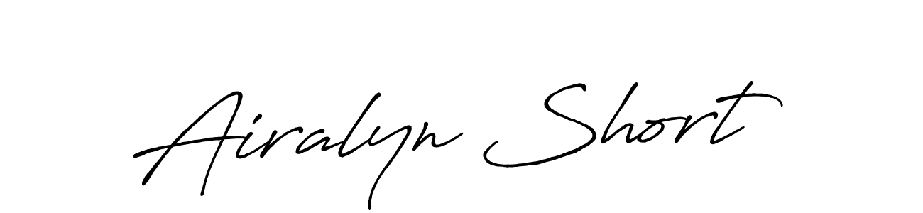 Similarly Antro_Vectra_Bolder is the best handwritten signature design. Signature creator online .You can use it as an online autograph creator for name Airalyn Short. Airalyn Short signature style 7 images and pictures png