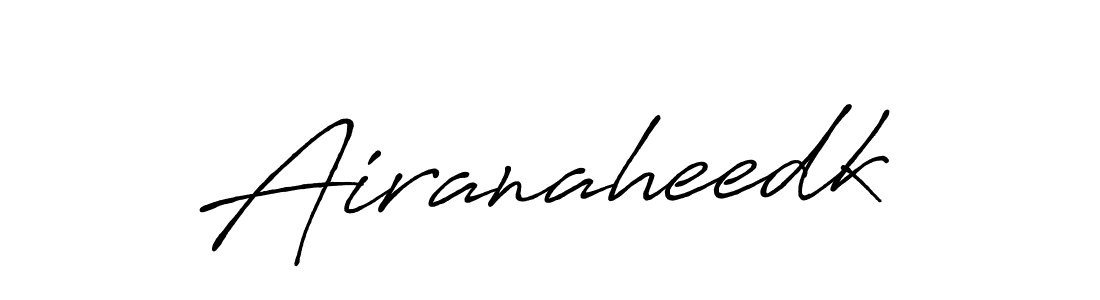 How to Draw Airanaheedk signature style? Antro_Vectra_Bolder is a latest design signature styles for name Airanaheedk. Airanaheedk signature style 7 images and pictures png