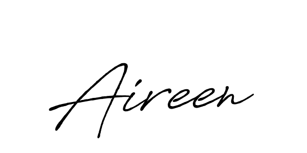 The best way (Antro_Vectra_Bolder) to make a short signature is to pick only two or three words in your name. The name Aireen include a total of six letters. For converting this name. Aireen signature style 7 images and pictures png