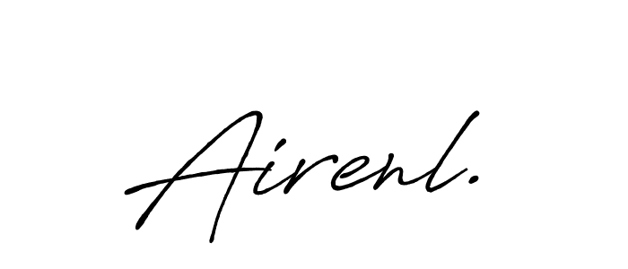 This is the best signature style for the Airenl. name. Also you like these signature font (Antro_Vectra_Bolder). Mix name signature. Airenl. signature style 7 images and pictures png