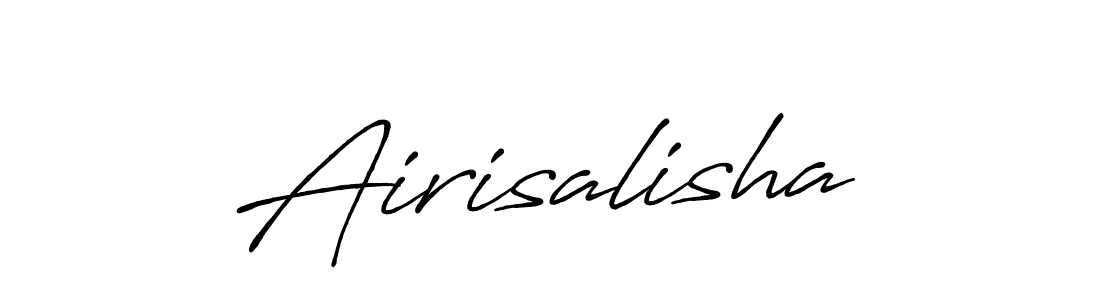 Airisalisha stylish signature style. Best Handwritten Sign (Antro_Vectra_Bolder) for my name. Handwritten Signature Collection Ideas for my name Airisalisha. Airisalisha signature style 7 images and pictures png