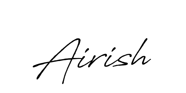 Once you've used our free online signature maker to create your best signature Antro_Vectra_Bolder style, it's time to enjoy all of the benefits that Airish name signing documents. Airish signature style 7 images and pictures png