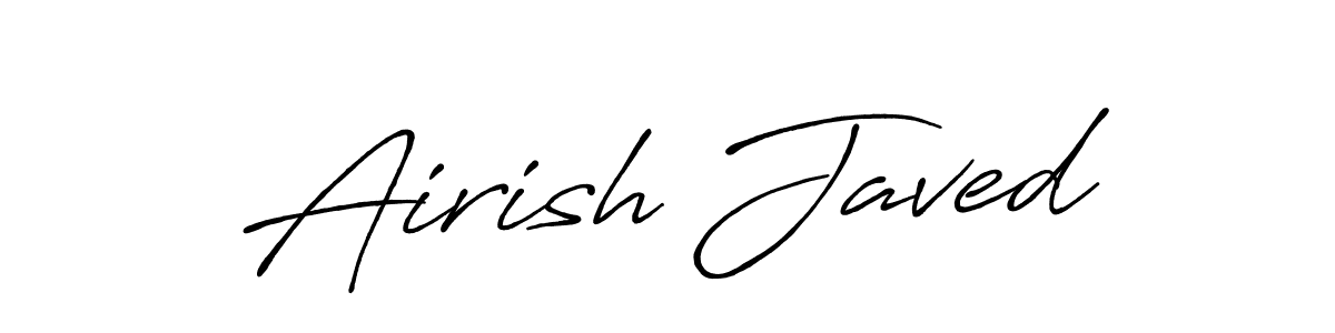 Antro_Vectra_Bolder is a professional signature style that is perfect for those who want to add a touch of class to their signature. It is also a great choice for those who want to make their signature more unique. Get Airish Javed name to fancy signature for free. Airish Javed signature style 7 images and pictures png