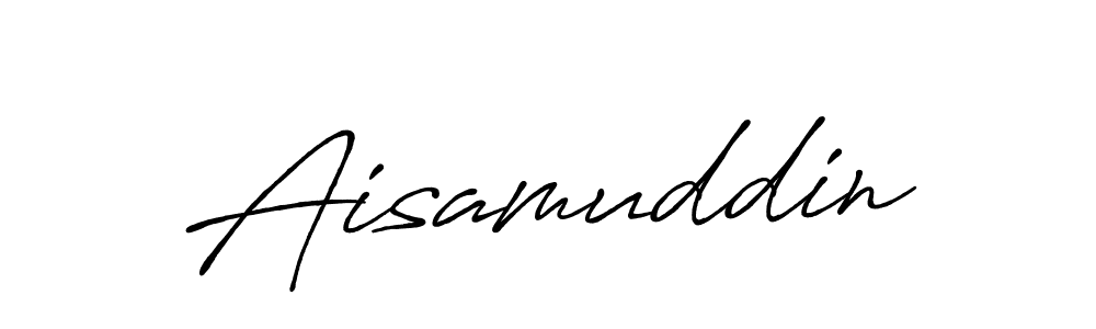 Antro_Vectra_Bolder is a professional signature style that is perfect for those who want to add a touch of class to their signature. It is also a great choice for those who want to make their signature more unique. Get Aisamuddin name to fancy signature for free. Aisamuddin signature style 7 images and pictures png