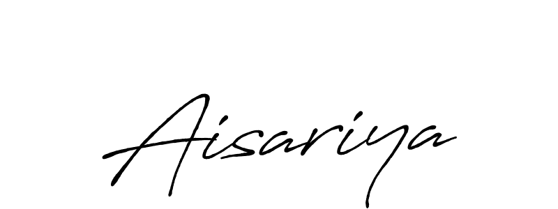 Also we have Aisariya name is the best signature style. Create professional handwritten signature collection using Antro_Vectra_Bolder autograph style. Aisariya signature style 7 images and pictures png