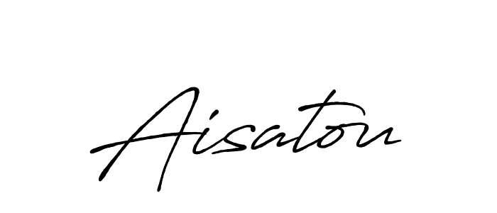 Design your own signature with our free online signature maker. With this signature software, you can create a handwritten (Antro_Vectra_Bolder) signature for name Aisatou. Aisatou signature style 7 images and pictures png