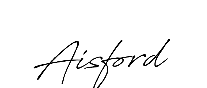 Use a signature maker to create a handwritten signature online. With this signature software, you can design (Antro_Vectra_Bolder) your own signature for name Aisford. Aisford signature style 7 images and pictures png